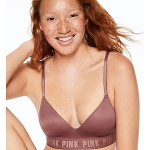 Pink VS Cocoa Powder Wireless Bra 💖